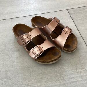 Copper Birkenstocks, Size 1
